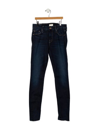 Mother Mid-Rise Skinny Leg Jeans