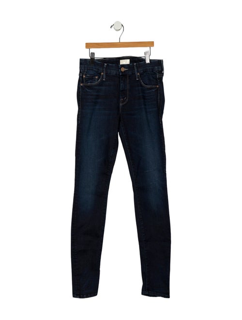 Mother Mid-Rise Skinny Leg Jeans