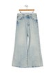 Mother Mid-Rise Wide Leg Jeans