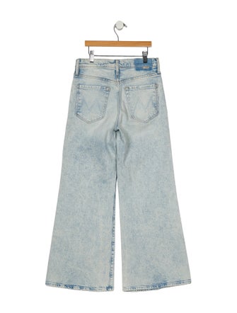 Mother Mid-Rise Wide Leg Jeans