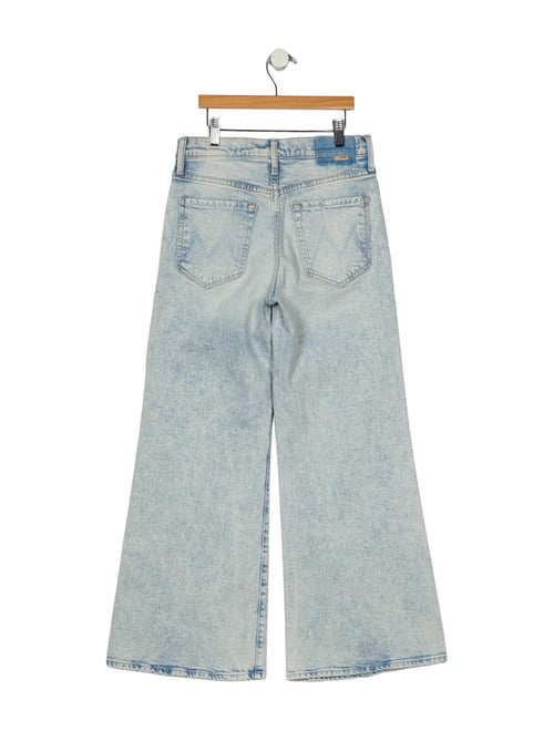 Mother Mid-Rise Wide Leg Jeans