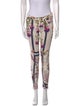 Mother Printed Skinny Leg Pants