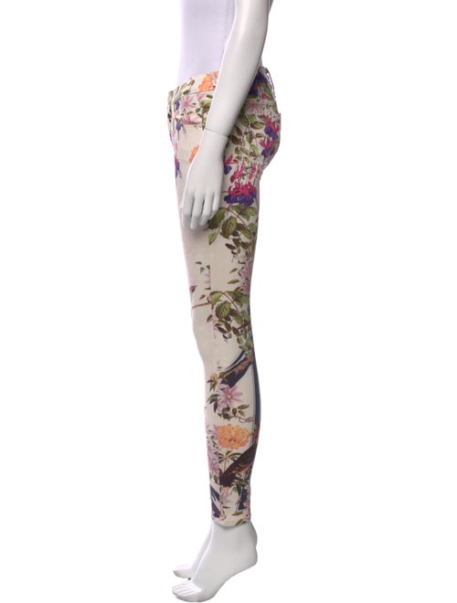 Mother Printed Skinny Leg Pants