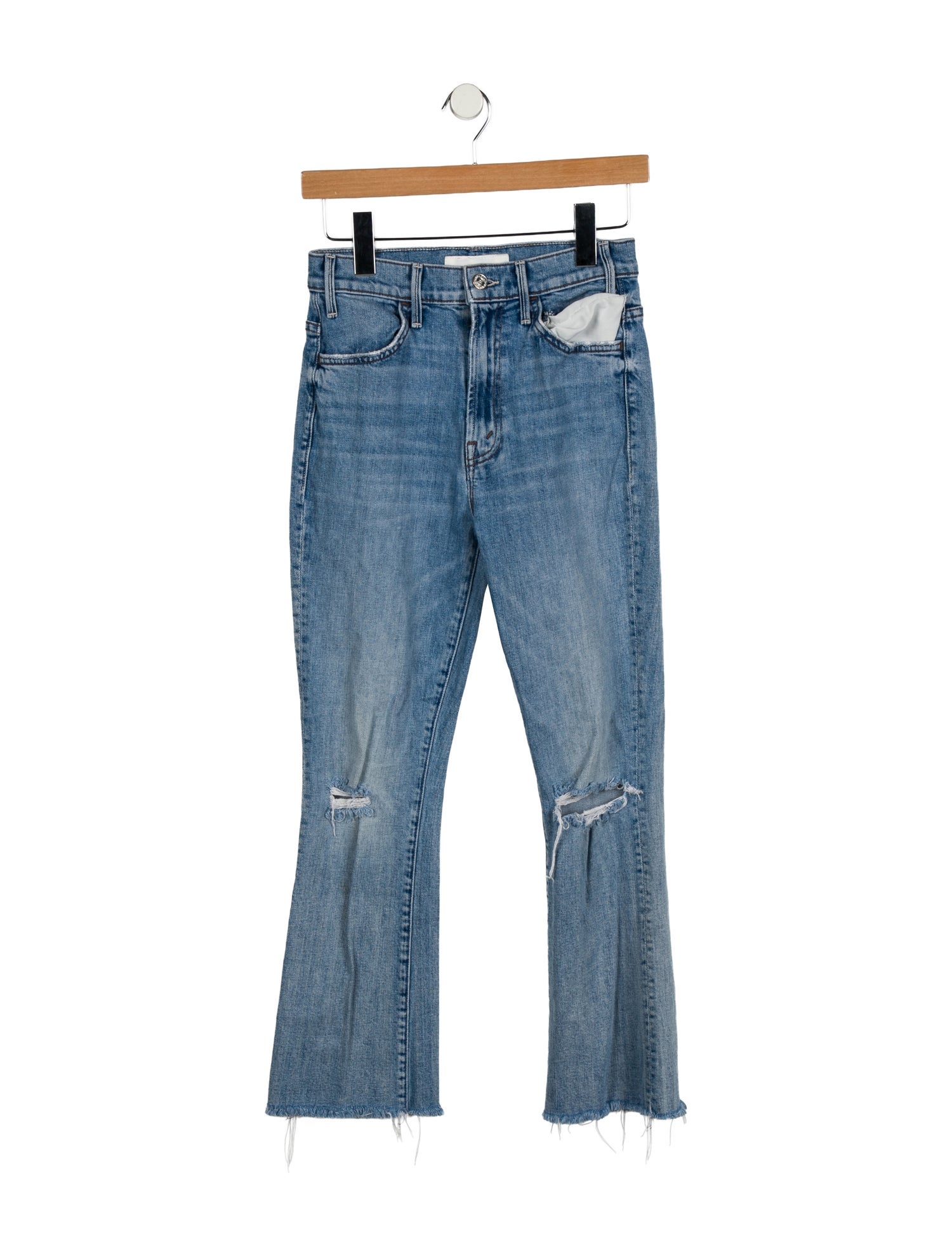 Mother Mid-Rise Straight Leg Jeans