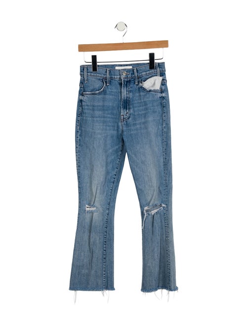 Mother Mid-Rise Straight Leg Jeans