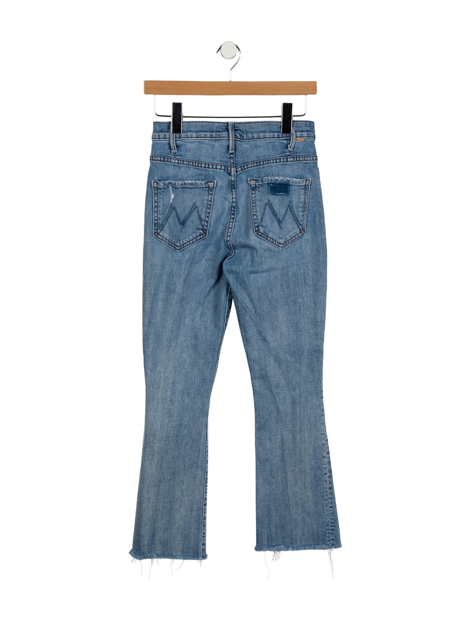Mother Mid-Rise Straight Leg Jeans