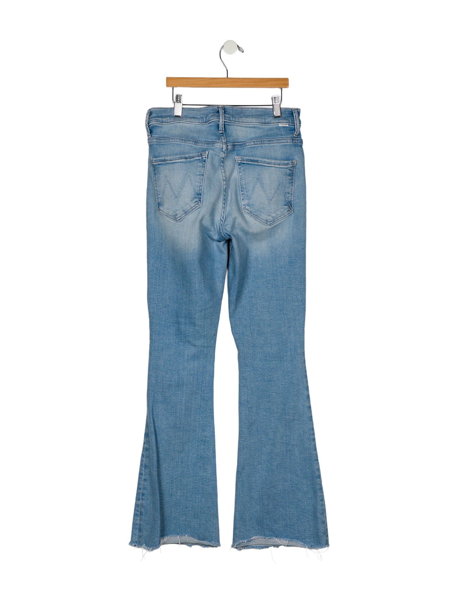 Mother Mid-Rise Wide Leg Jeans