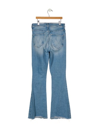 Mother Mid-Rise Wide Leg Jeans