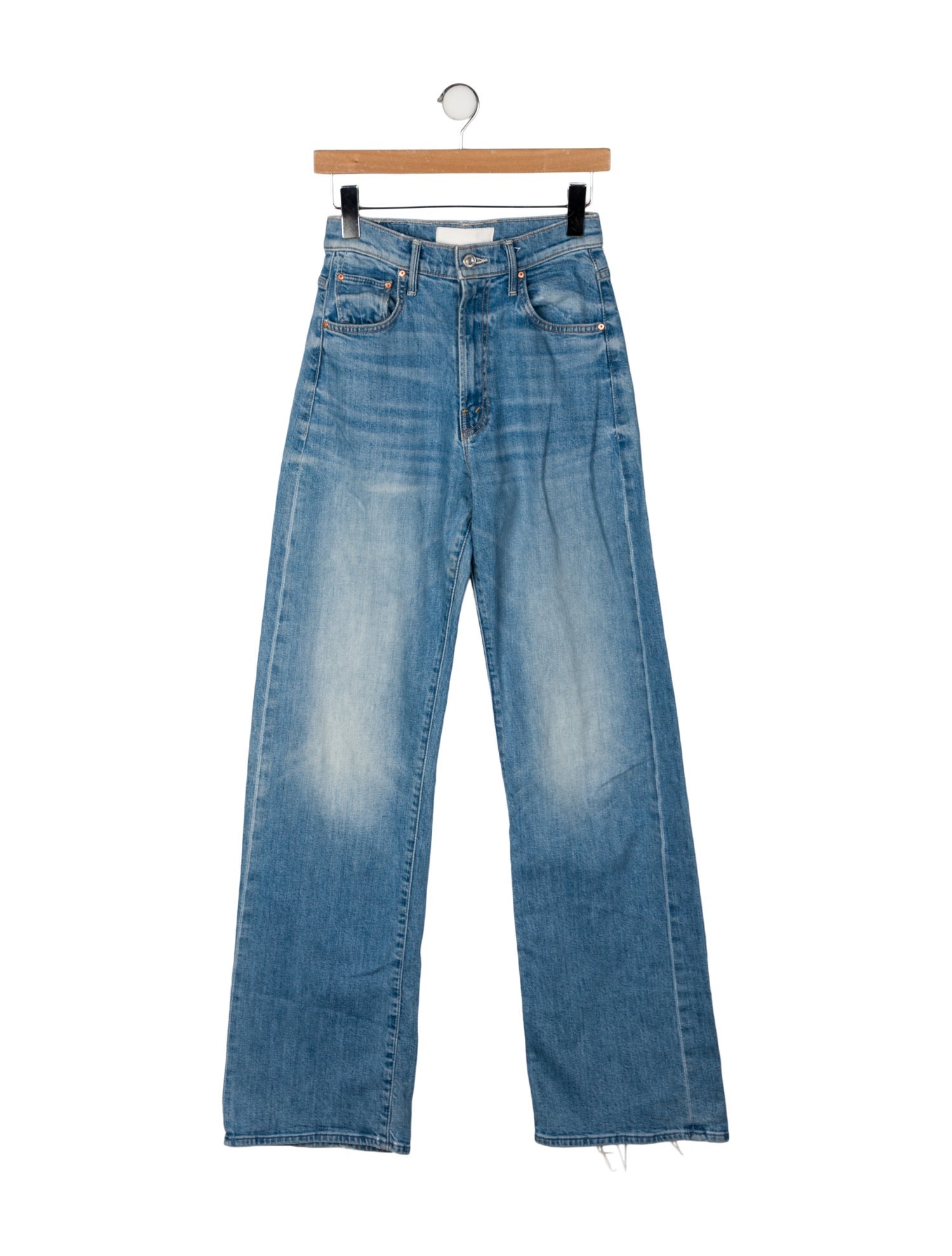 Mother High-Rise Wide Leg Jeans