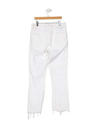 Mother Mid-Rise Straight Leg Jeans
