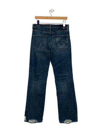 Mother Mid-Rise Wide Leg Jeans