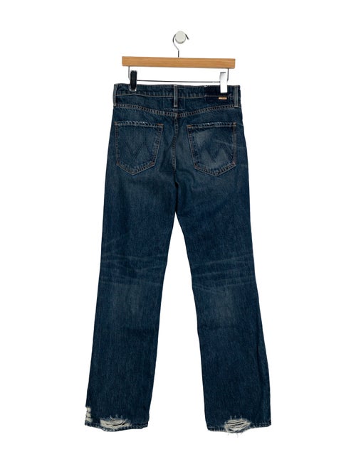 Mother Mid-Rise Wide Leg Jeans