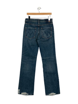 Mother Mid-Rise Wide Leg Jeans