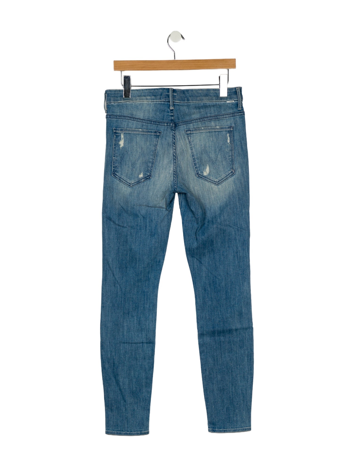 Mother Mid-Rise Skinny Leg Jeans