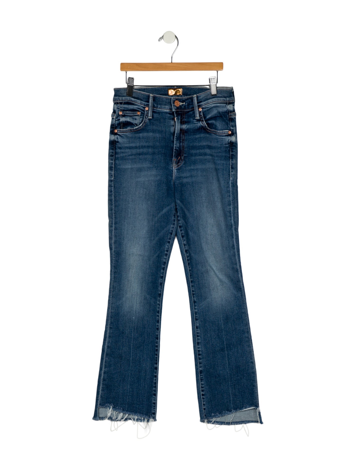 Mother Mid-Rise Straight Leg Jeans