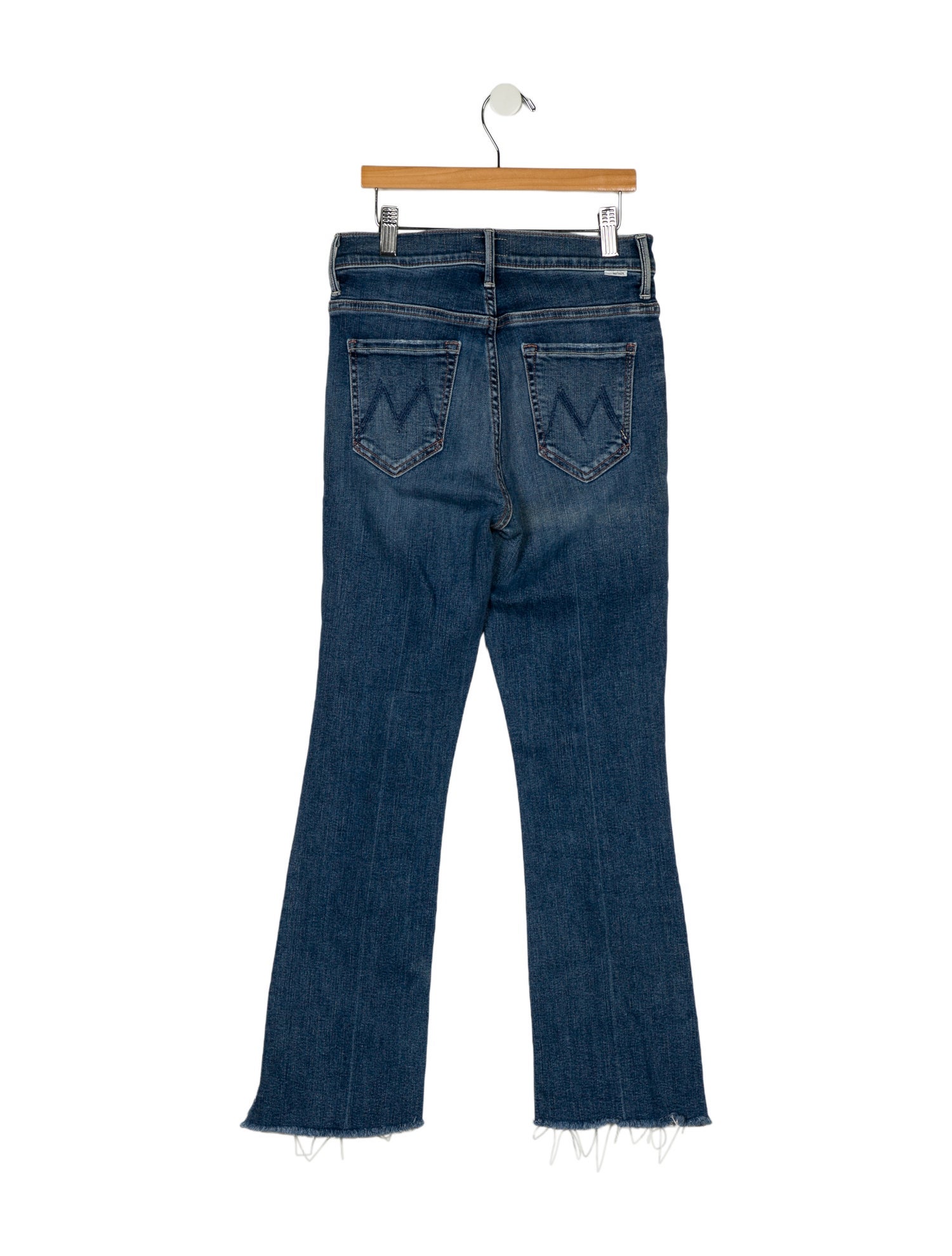 Mother Mid-Rise Straight Leg Jeans
