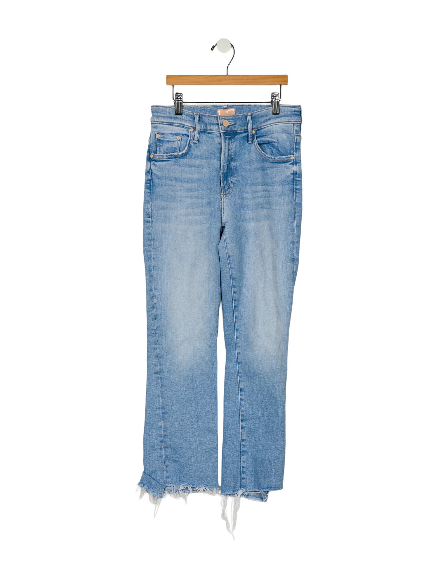 Mother Mid-Rise Straight Leg Jeans