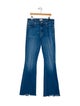 Mother Mid-Rise Wide Leg Jeans