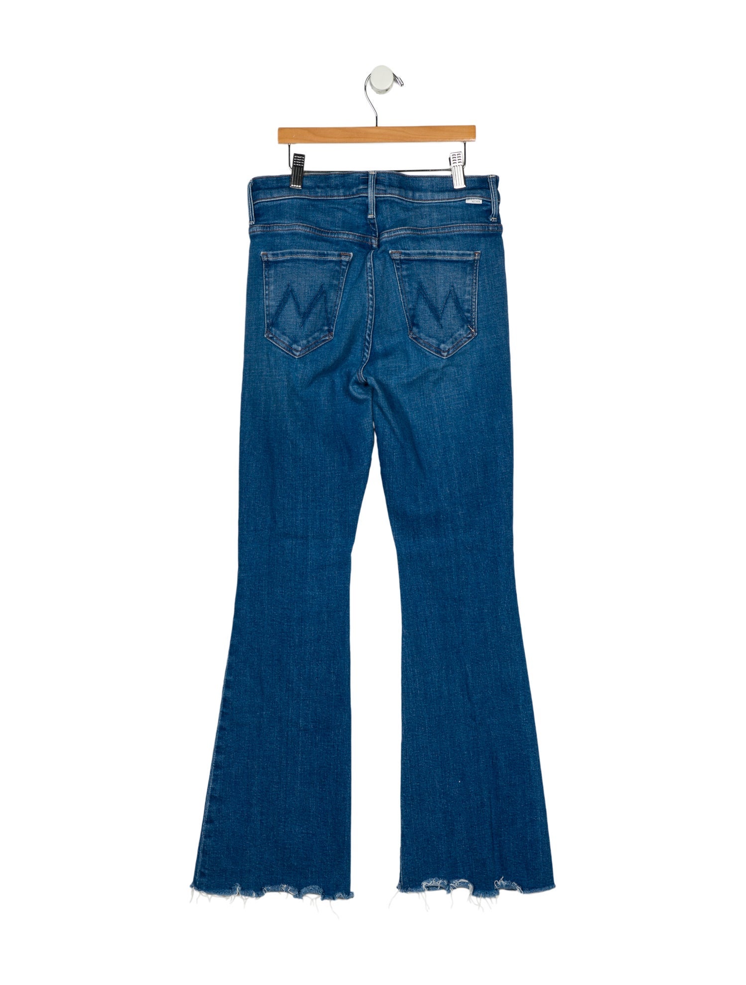 Mother Mid-Rise Wide Leg Jeans