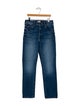 Mother Mid-Rise Straight Leg Jeans