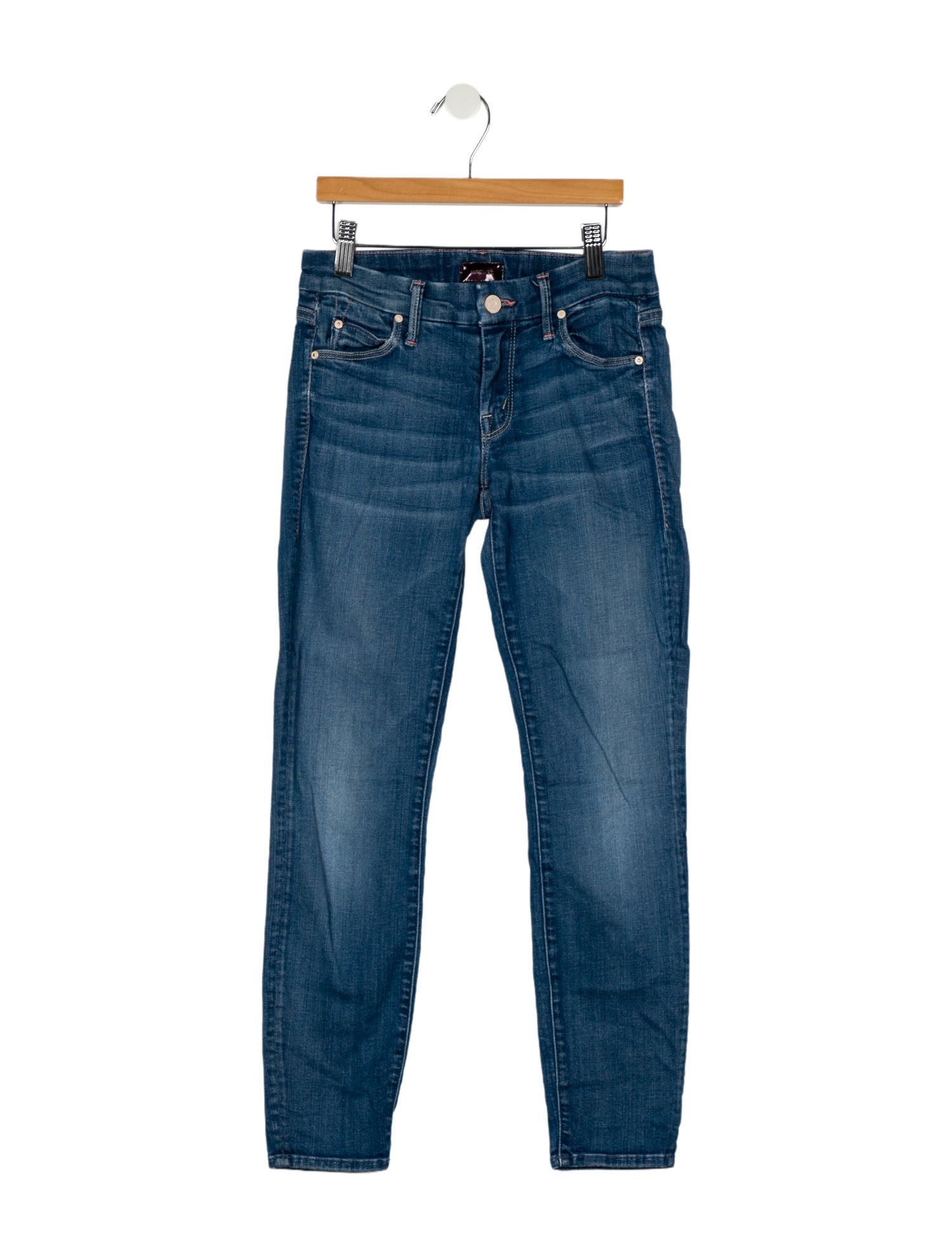 Mother Low-Rise Skinny Leg Jeans
