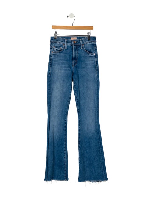 Mother Mid-Rise Wide Leg Jeans