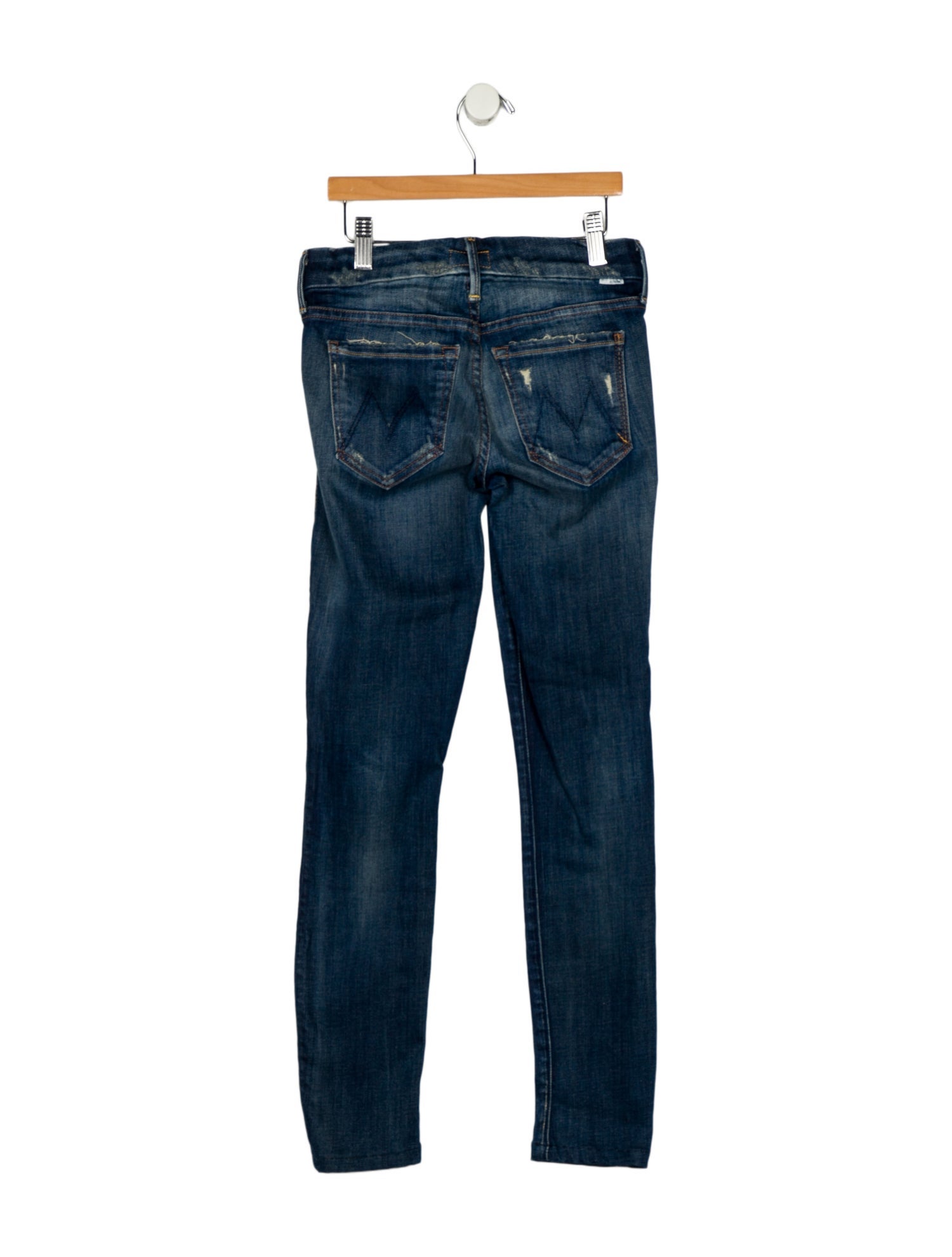Mother Low-Rise Skinny Leg Jeans