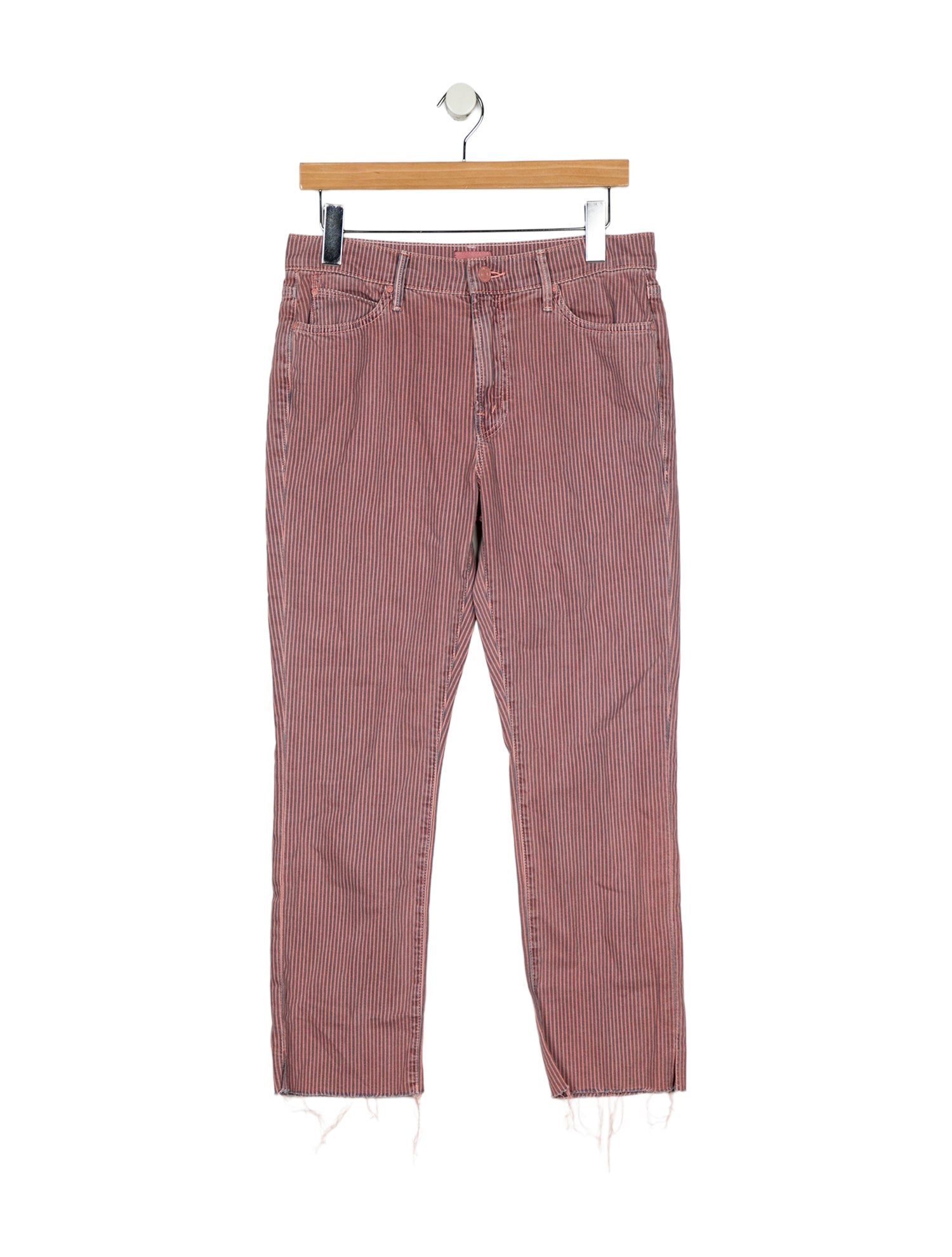 Mother Mid-Rise Straight Leg Jeans