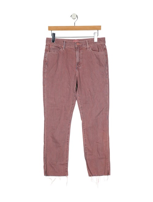 Mother Mid-Rise Straight Leg Jeans