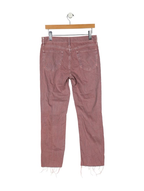 Mother Mid-Rise Straight Leg Jeans