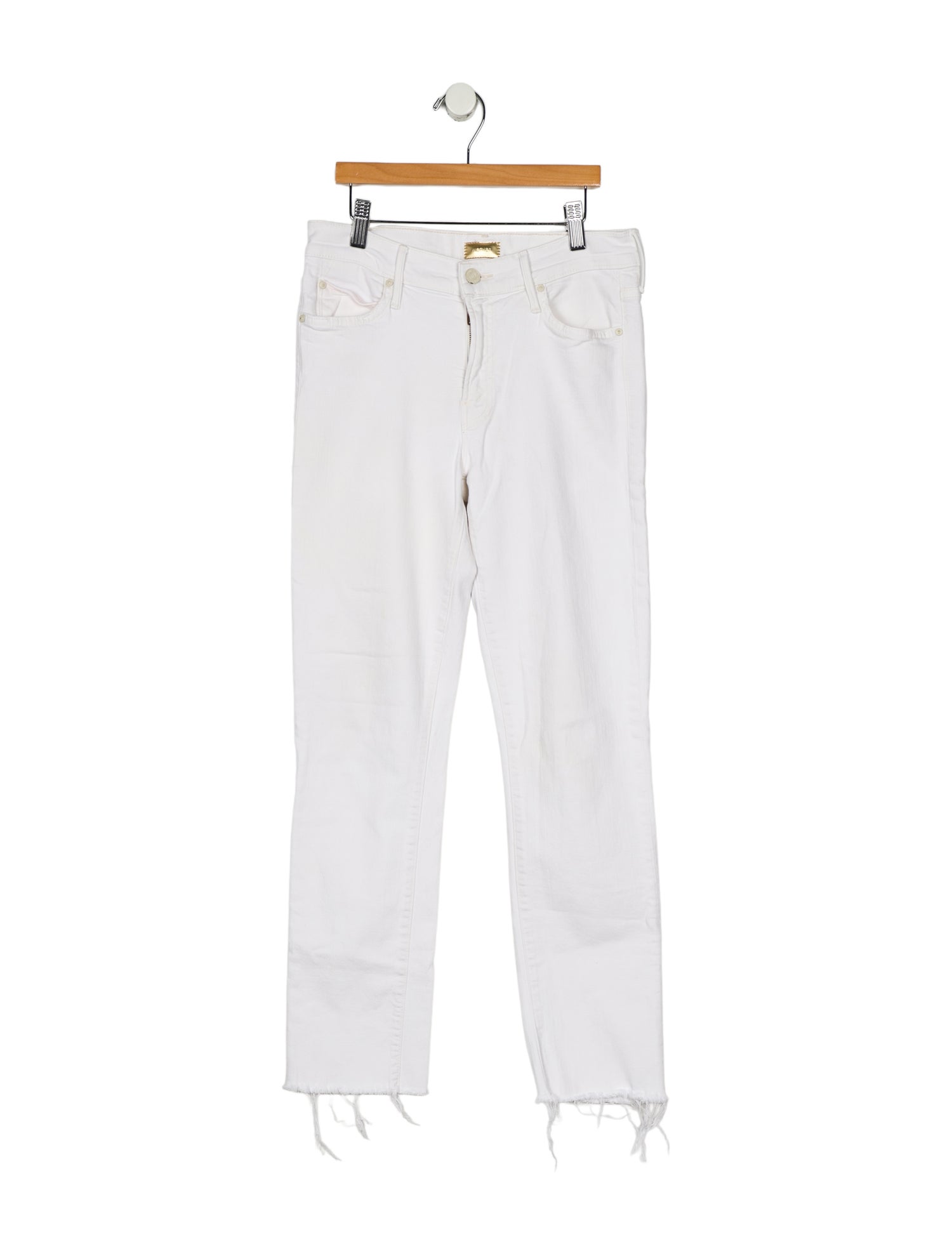 Mother Mid-Rise Straight Leg Jeans