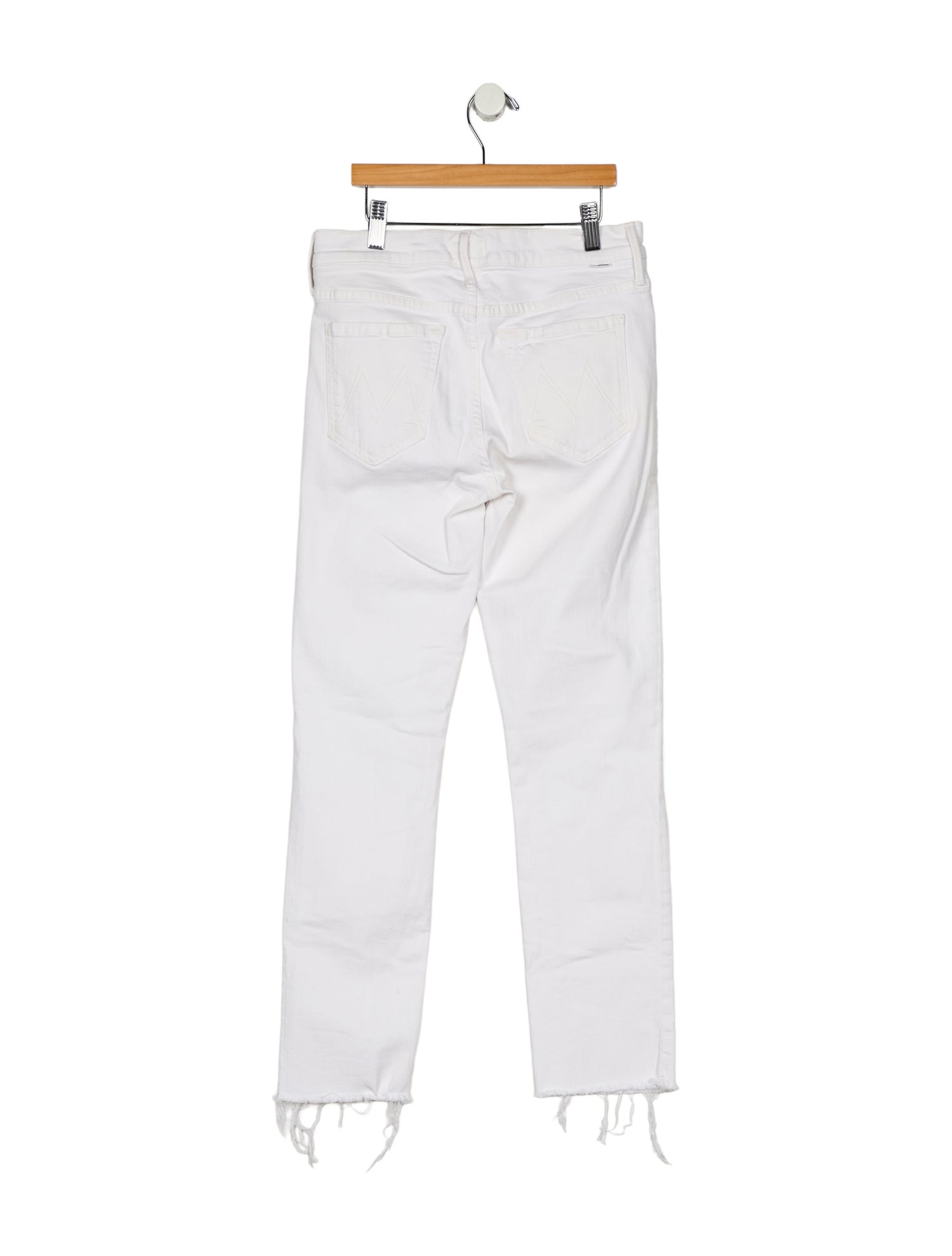 Mother Mid-Rise Straight Leg Jeans