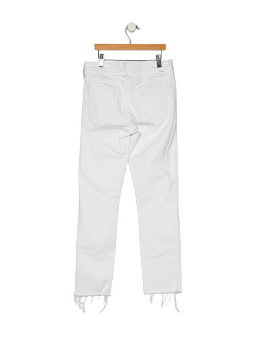 Mother Mid-Rise Straight Leg Jeans