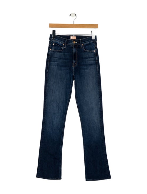 Mother Mid-Rise Straight Leg Jeans