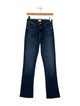 Mother Mid-Rise Straight Leg Jeans