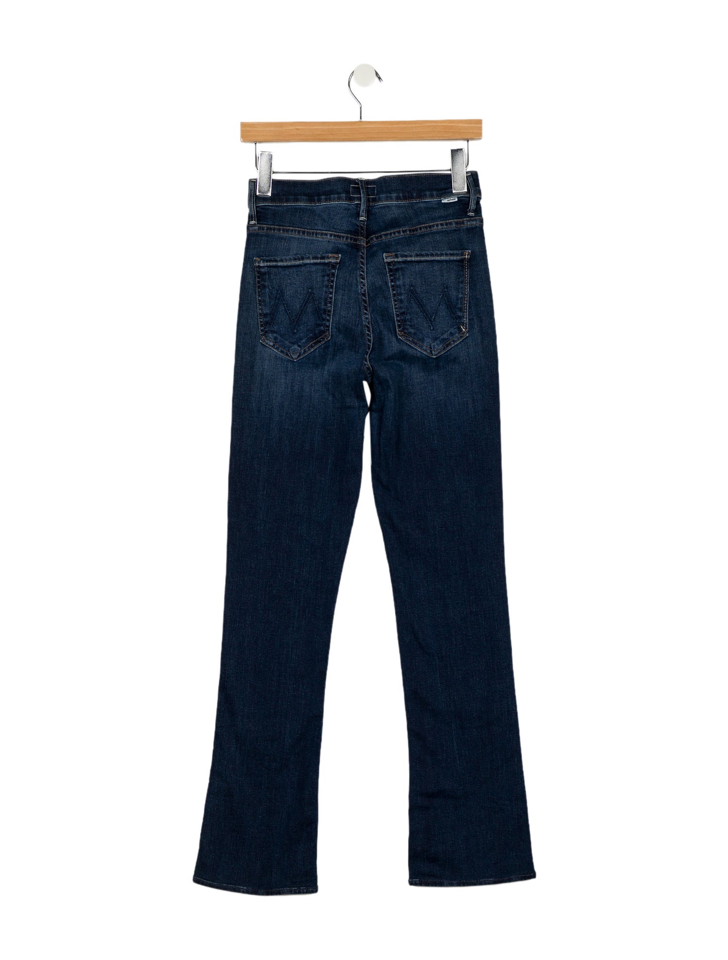 Mother Mid-Rise Straight Leg Jeans
