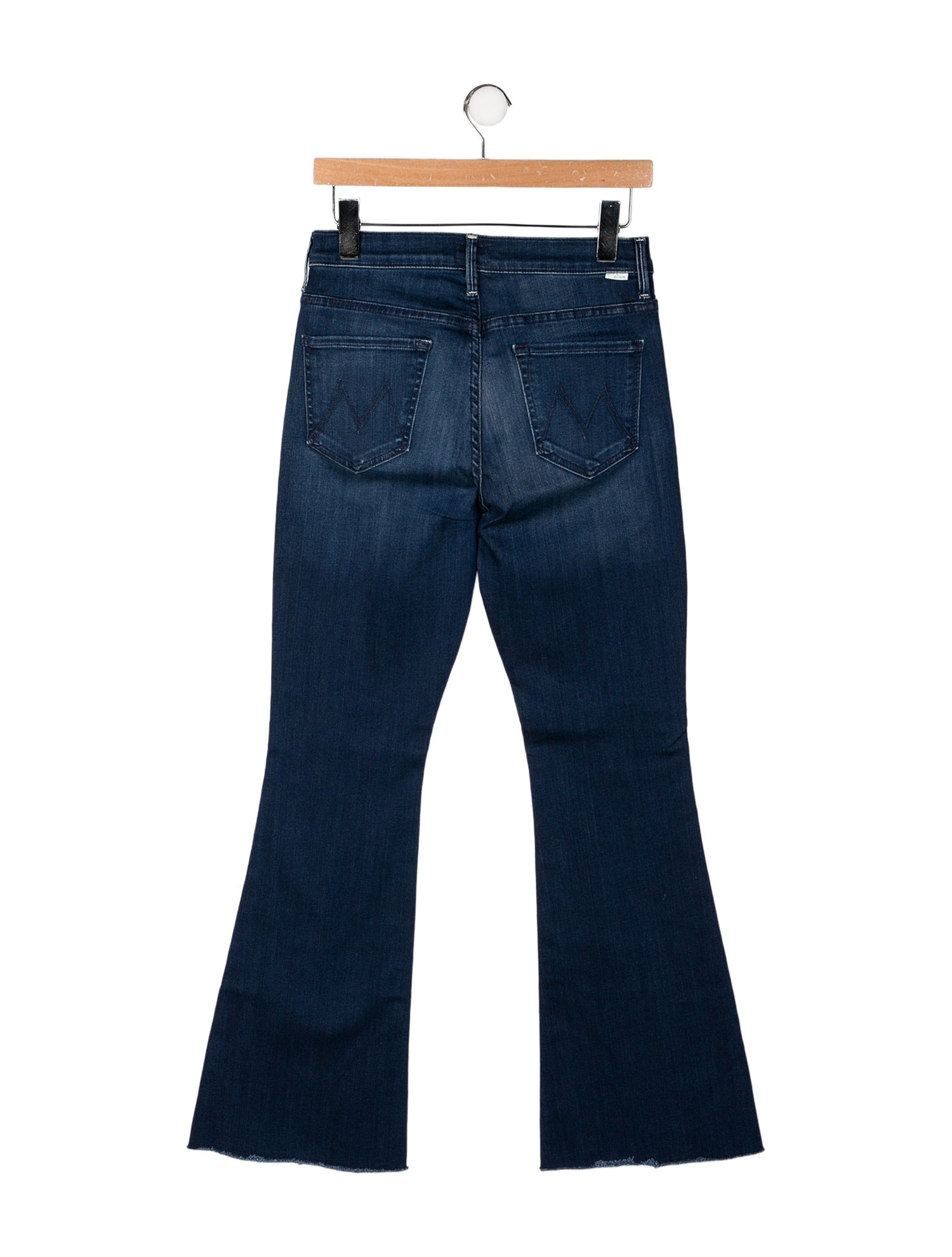 Mother Mid-Rise Wide Leg Jeans