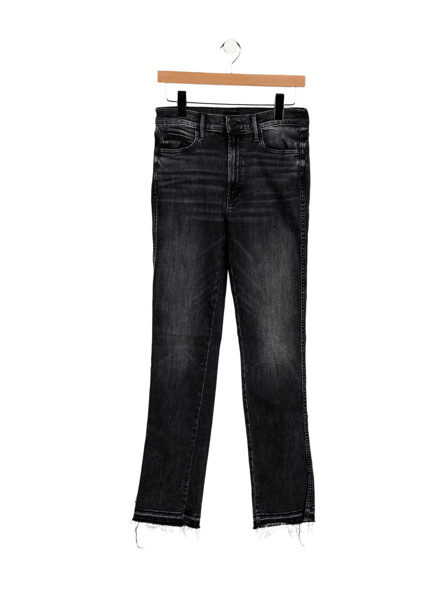 Mother Mid-Rise Straight Leg Jeans