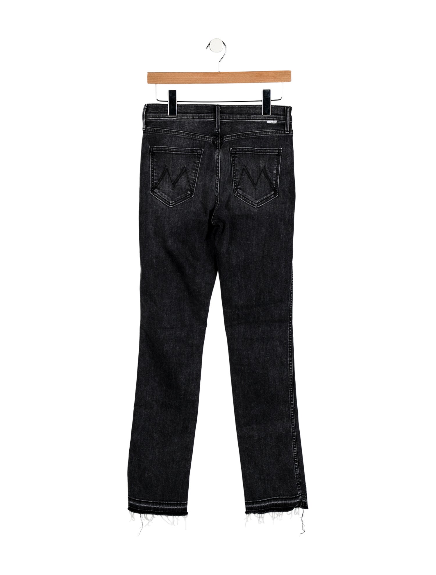 Mother Mid-Rise Straight Leg Jeans
