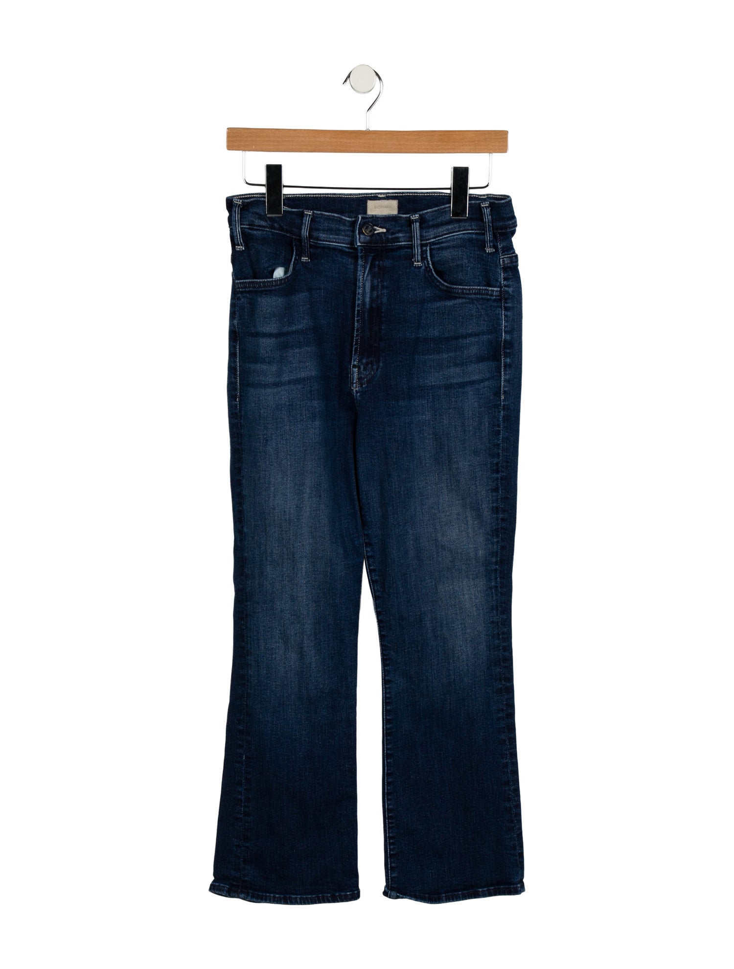 Mother Mid-Rise Straight Leg Jeans