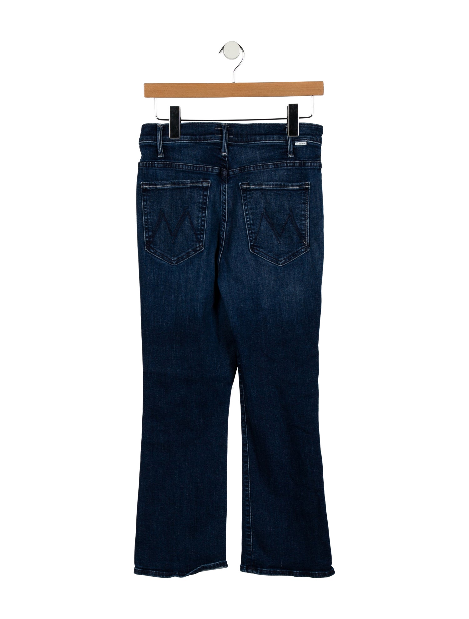Mother Mid-Rise Straight Leg Jeans