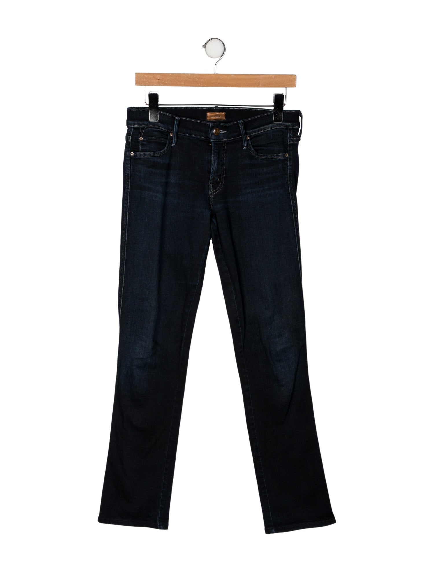 Mother High-Rise Straight Leg Jeans