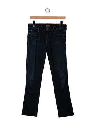 Mother High-Rise Straight Leg Jeans