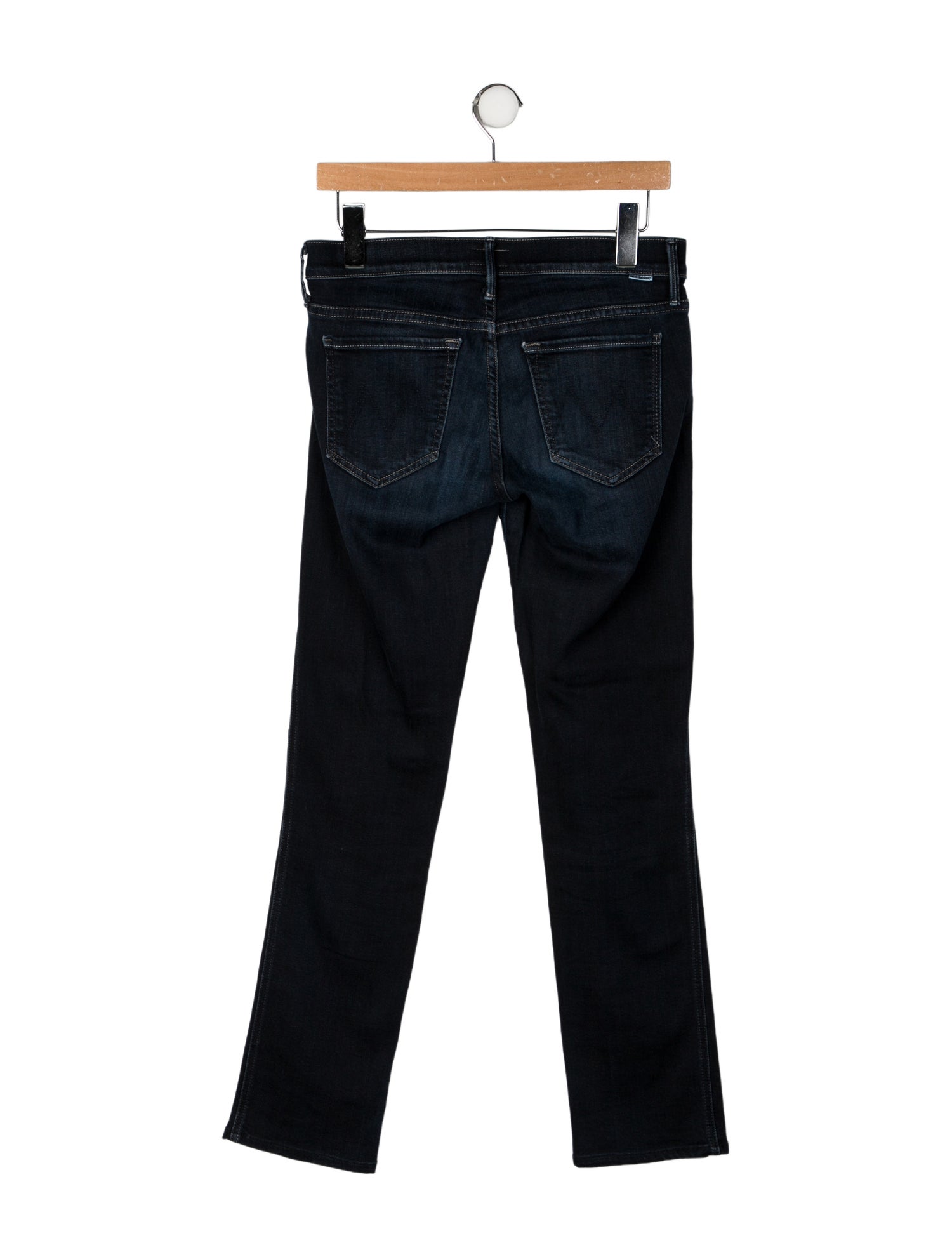 Mother High-Rise Straight Leg Jeans