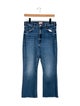 Mother High-Rise Straight Leg Jeans