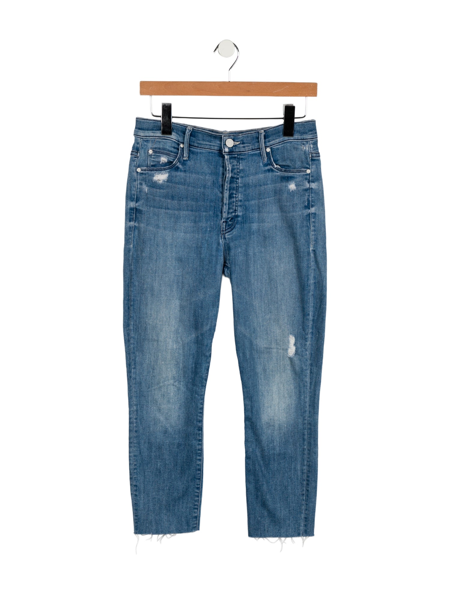 Mother Mid-Rise Skinny Leg Jeans