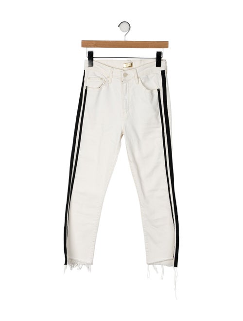 Mother Mid-Rise Straight Leg Jeans