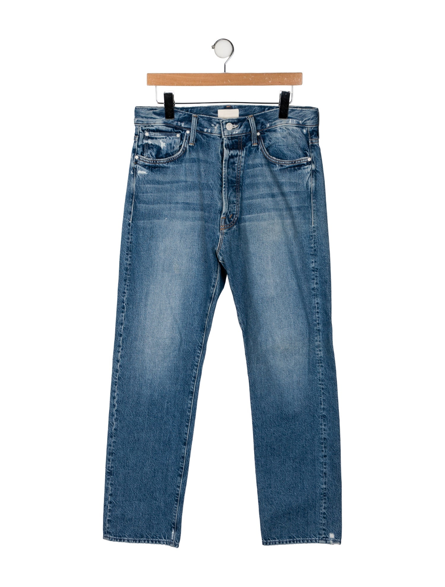 Mother Straight-Leg Jeans
