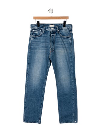 Mother Straight-Leg Jeans