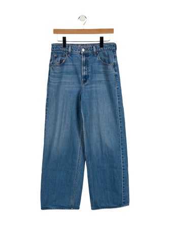 Mother High-Rise Wide Leg Jeans